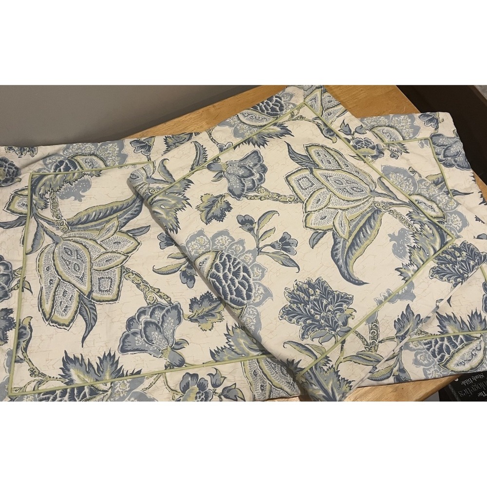 Waverly Maldives King Shams‎ Vintage Green Blue Jacobean